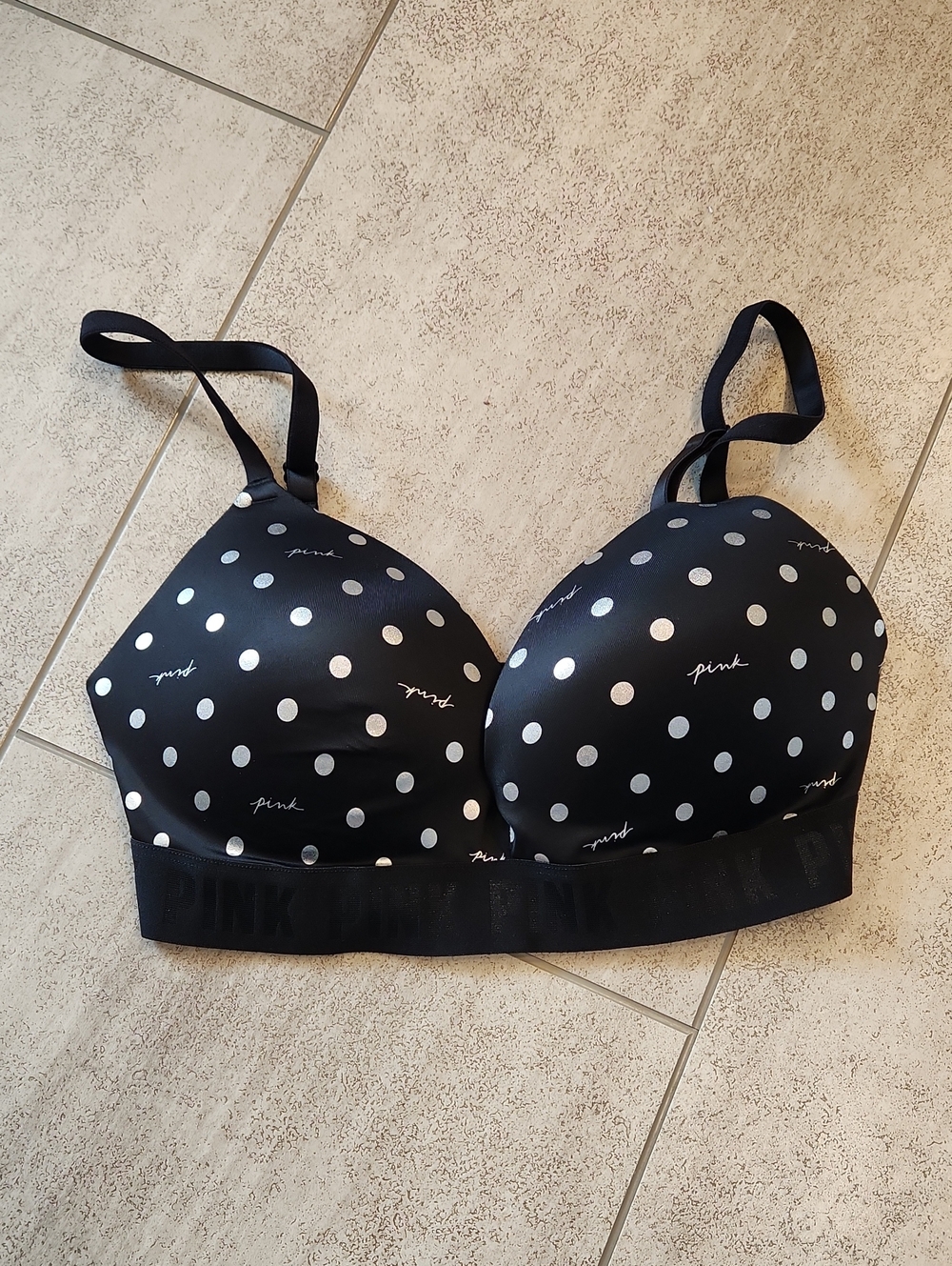 NWT Victoria's Secret PINK Wear Everywhere Wireless Pushup Padded Bra Sz34D